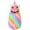 Rainbow Unicorn, variant on ATAIKU 0-24M Baby Girl Unicorn Flannel Romper for Halloween Christmas Infant Hooded Outfits
