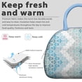 thumbnail image 3 of Insulated Lunch Bag Women, Reusable Small Turtles on Beach Pattern Tote Lunch Box, Leakproof Cooler Lunch Bags for Work Office Travel Picnic, 3 of 4