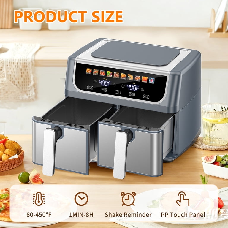 Gianna Dual Basket Air Fryer Oven with Digital Control photo 2