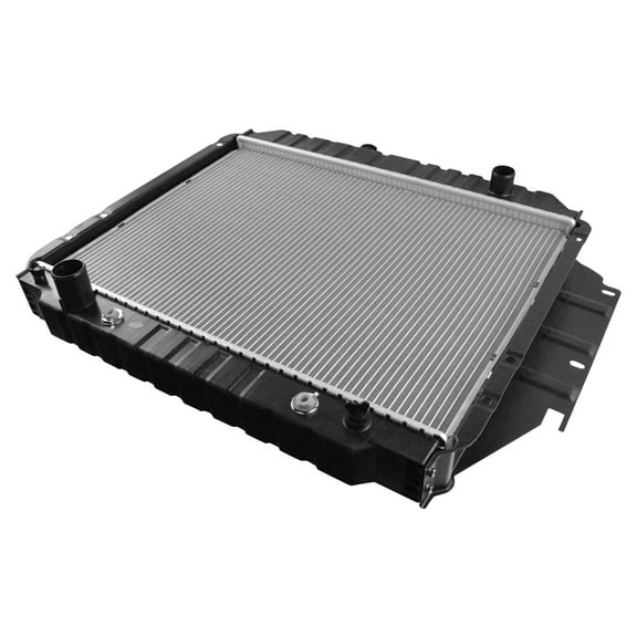 TRQ Radiator Assembly Aluminum Core Direct Fit for Ford E150 E250 E350 Van New RDA82888 Fits select: 1992-1996 FORD ECONOLINE