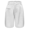 thumbnail image 6 of JIAYUE Women's Shorts Bermuda Solid Color Summer Elastic High Waisted Wide Leg Business Casual Dressy With Pockets Fashionable Female Bottoms, 6 of 6