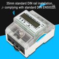thumbnail image 4 of KWh Meter, LCD Backlight Display Low Power Consumption 6+2 Digits Display DIN Rail Electric Meter 35mm Standard DIN  For Sub Metering System, 4 of 8