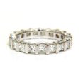 thumbnail image 5 of 2.85CT PRINCESS DIAMONDS ETERNITY RING H/VS 14KT 7.25 CHANNEL SHARING, 5 of 11