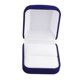 thumbnail image 2 of Caja de presentación de joyería con flocado de diseño Simple, broche, anillo, pendiente, manga, Clip, funda, soporte, cajas de transporte, Almacenamiento y organización del hogar Azul blanco Bearachild HA075265-07, 2 of 6