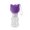 Purple 400ml, variant on Pet Travel Water Bottle, Portable Dog Water Dispenser with Food Container, Leak-Proof Outdoor Drinking Cup for Dogs and Cats on The Go