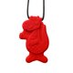 thumbnail image 1 of Collar masticable de silicona con forma de dinosaurio para niños, juguete masticable portátil, 1 of 7