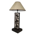 thumbnail image 5 of Rustic Western Cowboy Giddy Up Horse Wood And Metal Bedside Desktop Table Lamp, 5 of 10