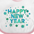 thumbnail image 4 of Inktastic Happy New Year Boys or Girls Baby Bib, 4 of 4
