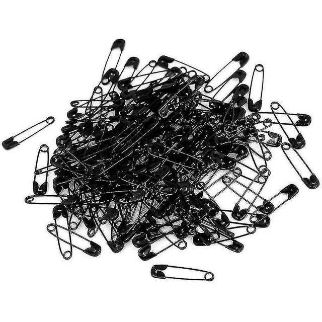 Paquete de 1000 imperdibles de seguridad exquisitos accesorios de ropa de metal en tono negro de 19 mm herramienta de sujeción de recorte hallazgos herramienta de sujeción de botones de clip
