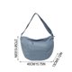 thumbnail image 3 of Women's Crossbody Bag Casual Waterproof Nylon Bag Solid Color Large Tote Shoulder Bag Large Capacity Daily Bag, 3 of 6