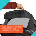 thumbnail image 4 of Summer Infant 3Dpac CS Compact Stroller, Black – Car Seat Adaptable Baby Lightweight Stroller with Convenient One-Hand Fold, Reclining Seat and Extra-Large Canopy, 4 of 5