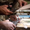 thumbnail image 4 of Trauma Shears Emergency Raptor Scissors Tool Stainless Steel Foldable Trauma Shears With Strap Cutter And Glass Breaker, 4 of 5