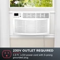 thumbnail image 6 of Amana New 24,000 BTU 1500 Sq Ft Window Air Conditioner, White, 6 of 14