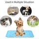 thumbnail image 5 of Dog Cooling Mat- Pet Cooling Mat Outdoor for Dogs Self Cooling Pad for Puppy Small Medium Dog Machine Washable (Large, Blue Snowflake), 5 of 5