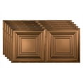 thumbnail image 1 of FASÄDE Traditional 3 Decorative Vinyl 2ft x 4ft Glue Up Ceiling Panel in Oil Rubbed Bronze(5 Pack), 1 of 5