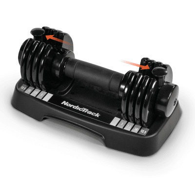 Nordictrack speedweight adjustable dumbbells with weight racks sale