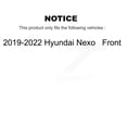 thumbnail image 2 of CMX Front Rear Ceramic Brake Pads Kit for Car 2019-2022 Hyundai Nexo KCX-100579, 2 of 9