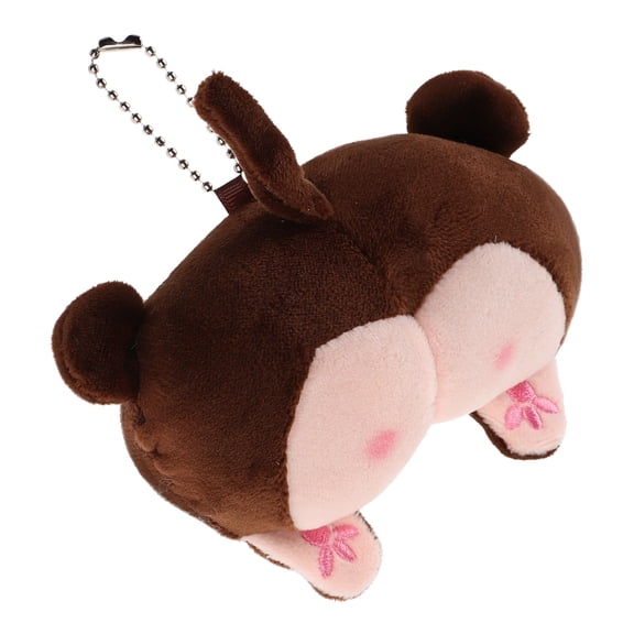 MUSEYA Plush Key Pendant Monkey Butt Pendant Bag Pendant Multi 1Set for Women