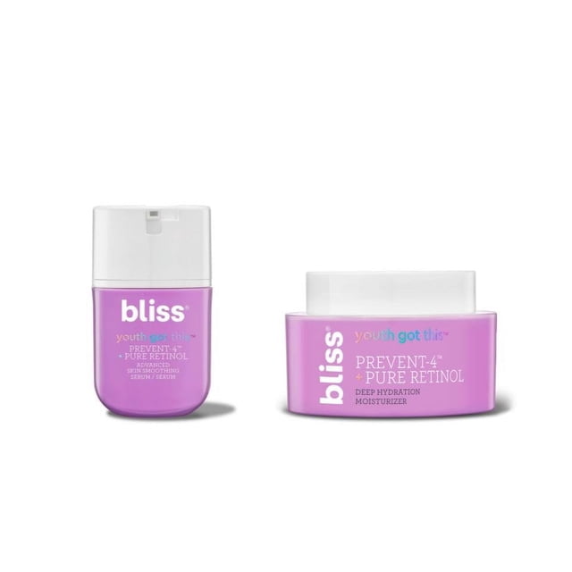 Skincare Bliss Youth tiene este dúo de crema hidratante y sérum antienvejecimiento