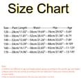 thumbnail image 3 of LYMAYTER 5-14Y Girls Denim Casual Short Skirt Solid Ruffle Hem Regular Fit Stretch Waist Children Wear, 3 of 8