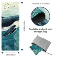 thumbnail image 4 of Whale Yoga Mat Towel with Storage Bag - 72.8"x26.8" for Yoga, Pilates, Fitness - Includes Yoga Blanket and Towel, 4 of 6