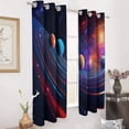 thumbnail image 2 of Blackout Curtains for Bedroom Galaxy Star Outer Space Full Room Darkening Grommet Curtains for Living Room,Thermal Insulated Ombre Drapes, 2 of 7