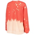 thumbnail image 3 of Women's Gameday Couture Red Nebraska Huskers Twice As Nice Faded Dip-Dye Pullover Long Sleeve Top, 3 of 3