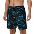 thumbnail image 2 of Haiem Spacecraft Mens Swim Trunks with Compression Liner 2 in 1 Swimming Shorts Stretch Swimwear Quick Dry,Board Shorts-XX-Large, 2 of 9