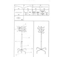 thumbnail image 2 of Frenchi Home Furnishing Modern Style Metal Eight Hook Coat Rack, 2 of 5
