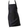 thumbnail image 4 of Delantal infantil de chef con bolsillo, unisex, para cocina, jardín, pintura, cocina, repostería, talla M, color negro, 4 of 8