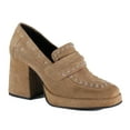 thumbnail image 2 of Diba True Womens Song Notes Studded Pump Slip On Loafers Casual Shoes, 2 of 5