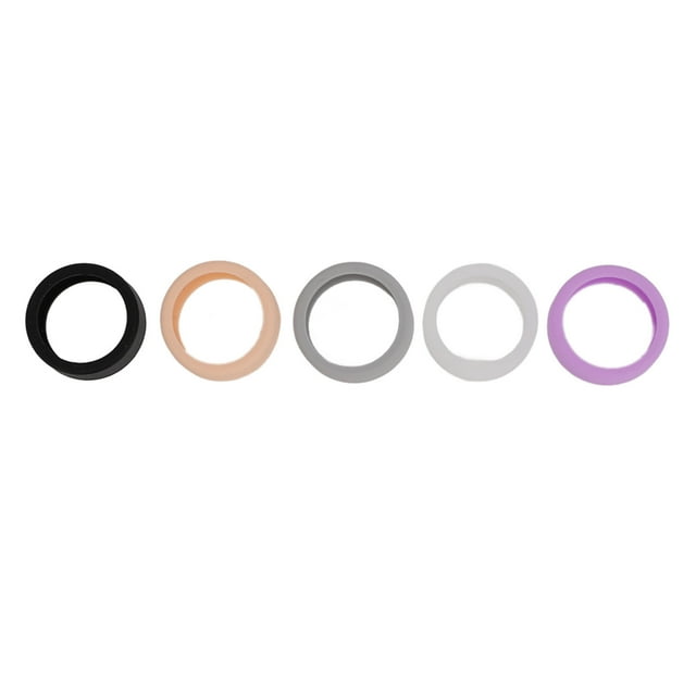 JUEGO DE FUNDAS Para Anillos Inteligentes, 5 Fundas Protectoras de Silicona en Negro, Gris, Rosa y Morrado, Compatibles con Todos los Anillos Inteligentes del Mercado