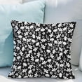 thumbnail image 4 of Vintage Flower Pillow Covers 20x20 Set of 2 Rustic Cute Small Floral Black Cream Decorative Throw Pillows Outdoor Pillowcase Farmhouse Velvet Cushion Case Decor for Home Sofa Couch Bed, 4 of 6