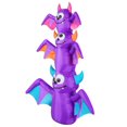 thumbnail image 3 of Occasions Halloween 6 Foot Inflatable Bat Stack, 3 of 8
