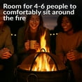 thumbnail image 4 of Sunnydaze 24" Round Wood-Burning Dark Bronze Finish Steel Cauldron Outdoor Fire Pit Bowl, 4 of 15