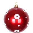 thumbnail image 6 of Vickerman M144384 Teal Sea Blue Polka Dot Candy Ball Ornament, 8 in., 6 of 7