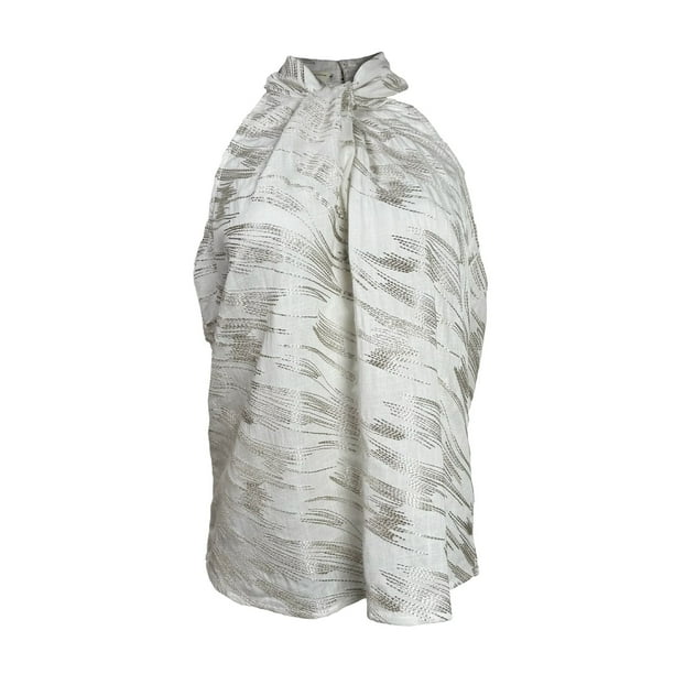 Blusa de cuello halter Mangata J&B Beige
