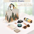 thumbnail image 5 of FORMRS Womens Corduroy Tote Bag Crossbody Shoulder Handbag with Pocket, Brown Christmas Trees, 5 of 7