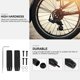 thumbnail image 5 of unbranded 1Par Pedal Para De Aleación De Aluminio Negro Resistente Y Antideslizante Para, 5 of 6