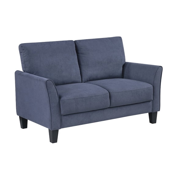 Lexicon Aliana Textured Love Seat in Blue