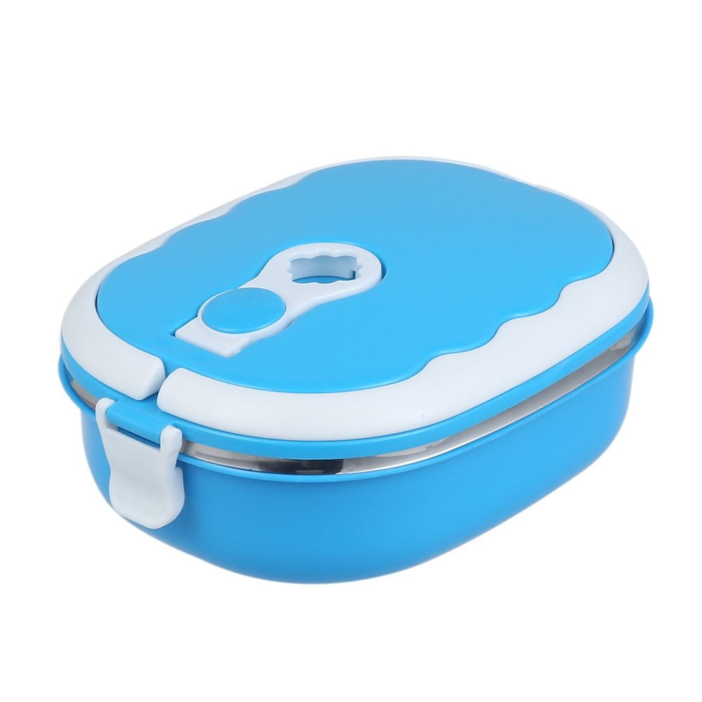 Clearance！Holloyiver Lunch Box 900ml 1 Layer Thermal Insulated Hot Food  Lunch Containers Portable Stackable Stainless Steel Adult Kids Bento Lunch  Box