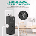 thumbnail image 3 of Boparte El-21 Multicontacto 6 Salidas Xtellar Color Negro, 3 of 3