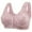 Gray, variant on Tan Sports Bra Women Casual Button Down Breathable Top Bra Underwear Without Steel Ring Gathering