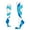 White+Blue, variant on Hehanda Professional Sports Compression Socks - Outdoor Hiking and Running Socks