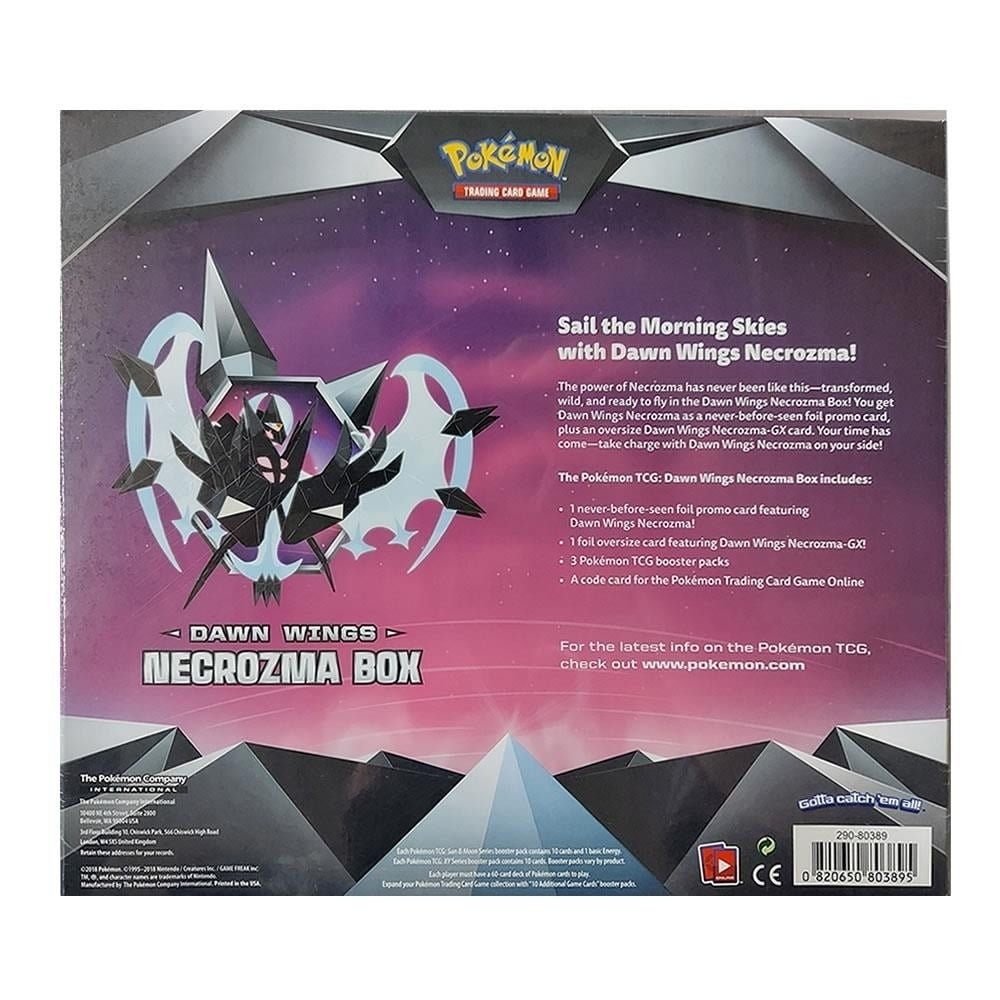 Pokemon Dawn Wings Necrozma Box Necrozma-GX TCG Trading Card Game Collectible