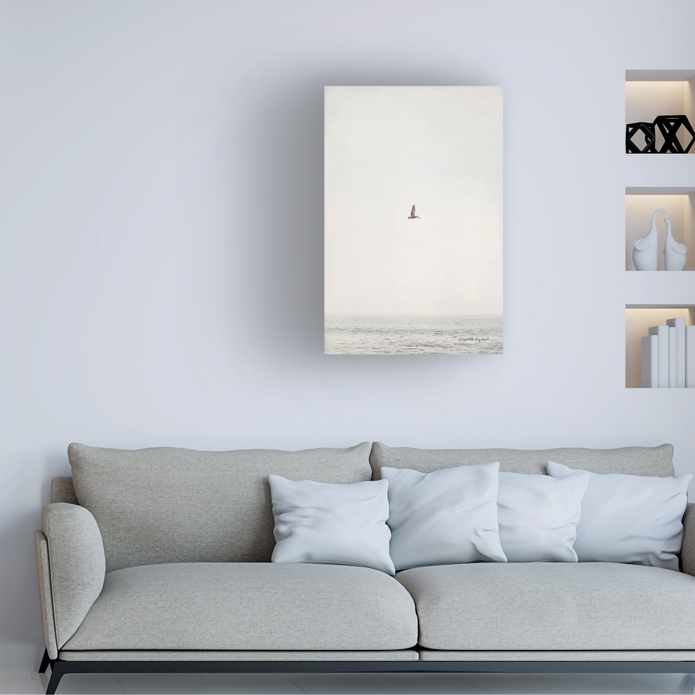 Elizabeth Urquhart 'February Morning III' Canvas Art