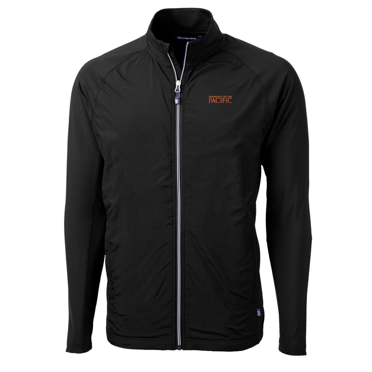 Men's Cutter & Buck Black Pacific Tigers Big & Tall Adapt Eco Knit Hybrid Recycled Full-Zip Jacket - image 2 of 3