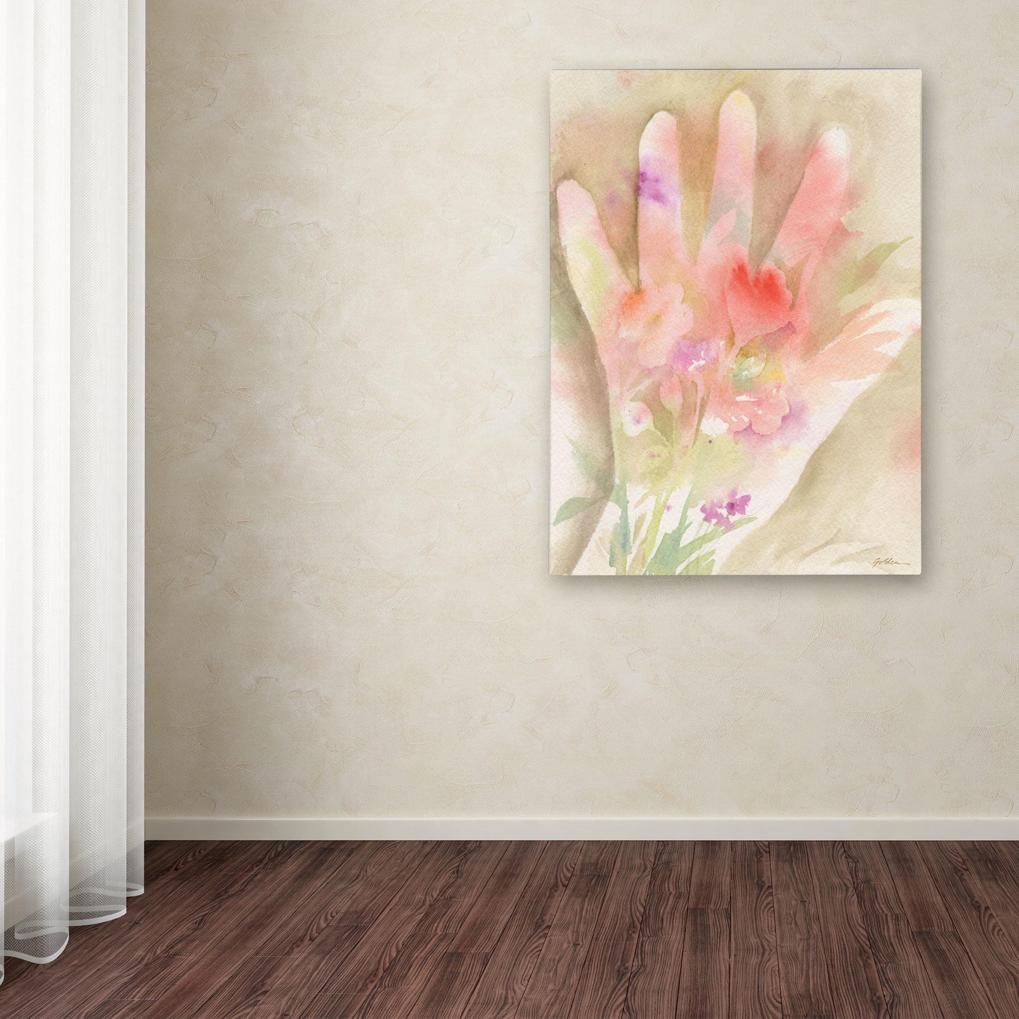 Sheila Golden 'The Gardener' Canvas Art 18 x 24