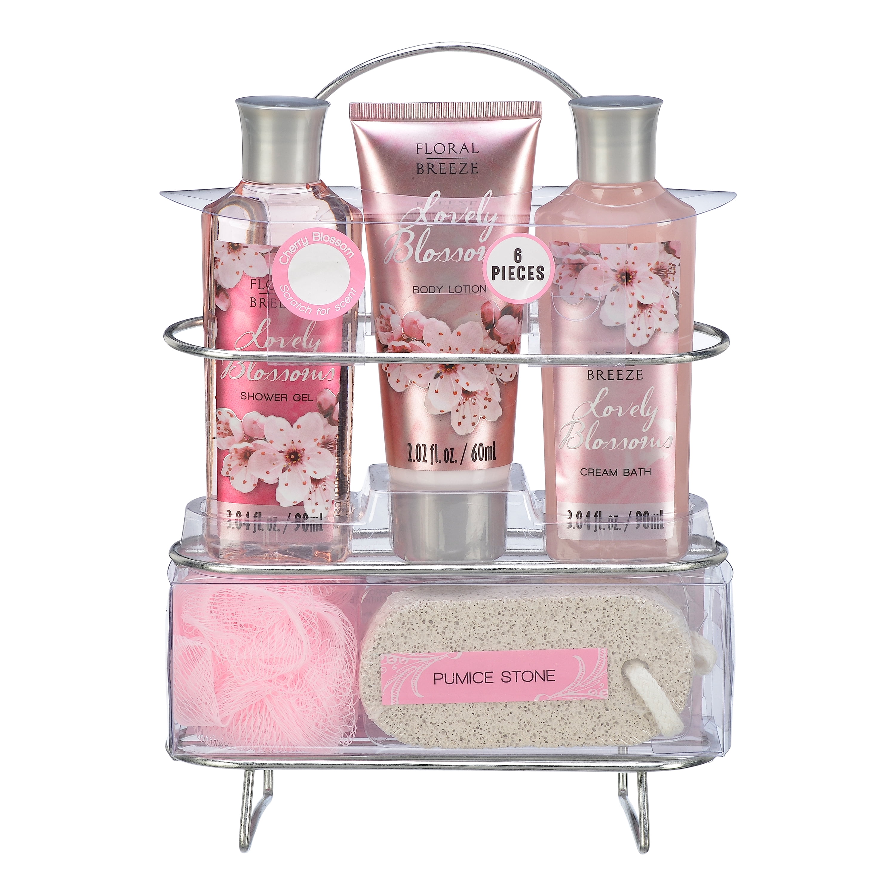 Floral Breeze Lovely Blossoms Bath & Body Gift Set, 6 Pieces