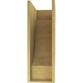 thumbnail image 4 of 10"W x 20"D x 30"H Classic Alpine Rough Cedar Woodgrain TimberThane Corbel, Primed Tan, 4 of 6